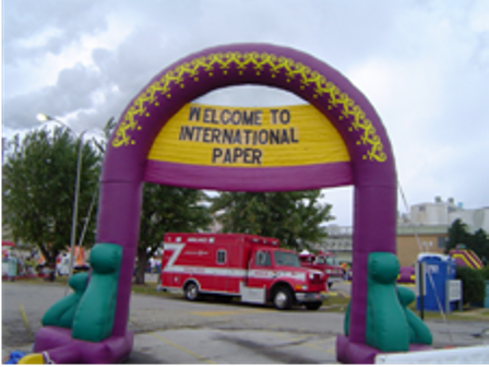inflatable arch