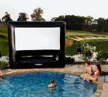 outdoor movie screen